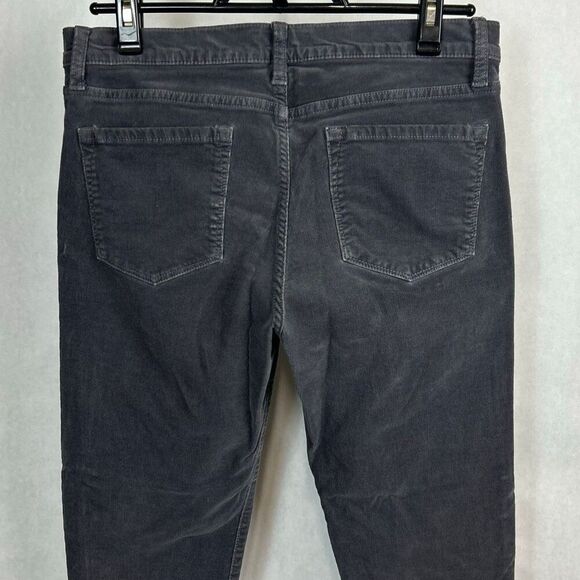 Banana Republic Corduroy Jeans Gray Womens Sz 30 Skinny Stretch Mid-Rise - Picture 5 of 11